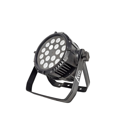 RGBW Disco LED Par Can Stage Iluminação à prova d'água 18*10W Com longo tempo de trabalho