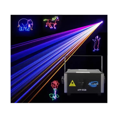 ATG 6W Iluminação a laser de palco RGB para DMX512 Luzes LED de controle remoto Proje DJ KTV Disco