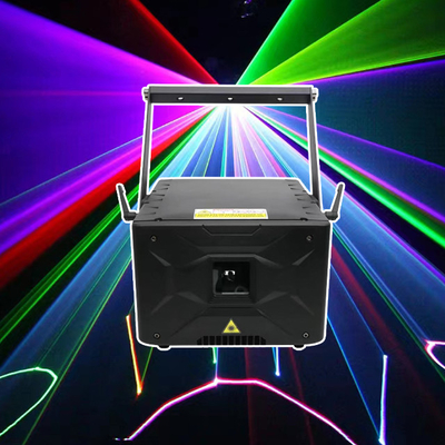 50000 Horas de Tempo Luz Laser 10W RGBW Estágio Animação RGB DJ Disco Luz