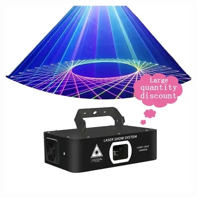 Luz laser de animação RGB 5W com luzes de discoteca ILDA e controle DMX