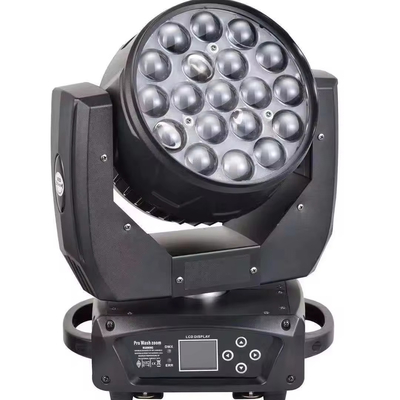 Suporte Dimmer Sim 19pcs Big Bee Eyes LED Moving Head Beam Light para Equipamento DJ